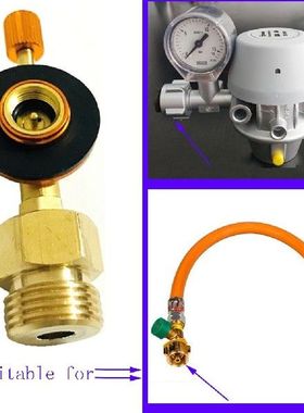 Camping Stove Adapter Propane Tank Connector Flat Cylinder