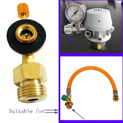 Camping Stove Adapter Propane Tank Connector Flat Cylinder