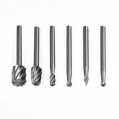 6pcs Rotary Tools Drill Bits Set HSS Woodworking Drill Bit R