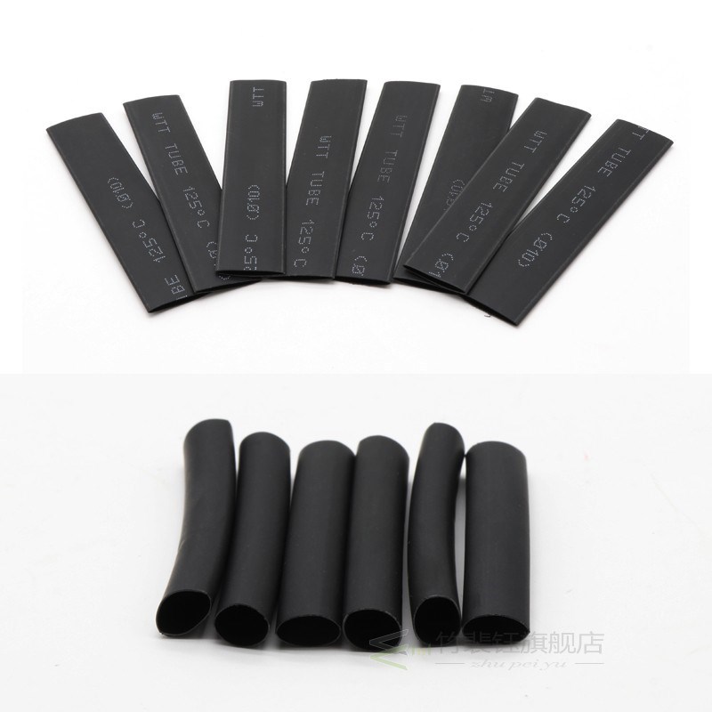 127 pcs Heat Shrink Tube Sleeving Assortment Kit Electrical