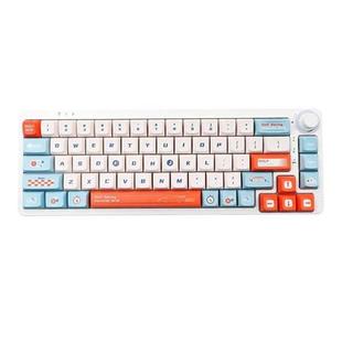 140 Keys/set KDA Profile Gulf Racing Keycap PBT Dye Sublimat
