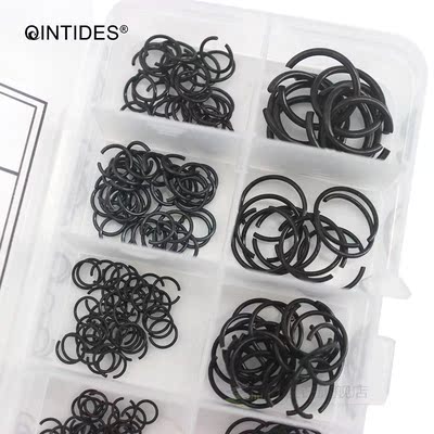 300 Pieces M4 - M16 Mix Round wire snap rings for shafts sna