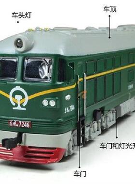 Dongfeng Locomotive Alloy Model Light Back To The Classical