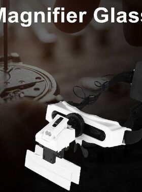 Headband Magnifie Glasses Loupe Watchmaker Repair Tool