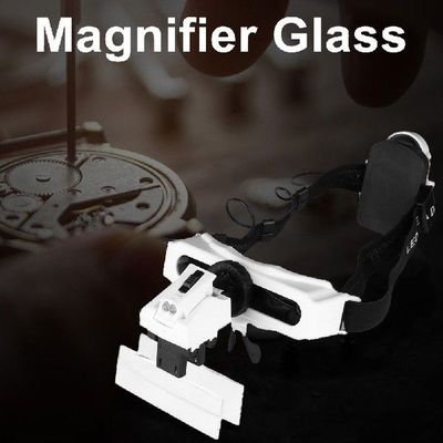 Headband Magnifie Glasses Loupe Watchmaker Repair Tool