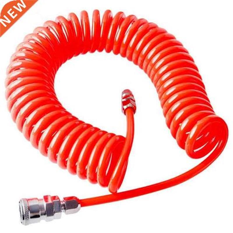 6M/19.68Ft Pneumatic Spring Tube Trachea with Quick Connecto