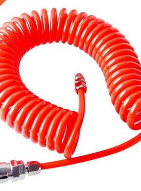 6M/19.68Ft Pneumatic Spring Tube Trachea with Quick Connecto