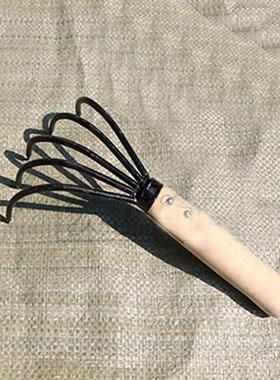 2pcs Durable 5-Tine Claw Rake Cultivator Seafood Rake with w