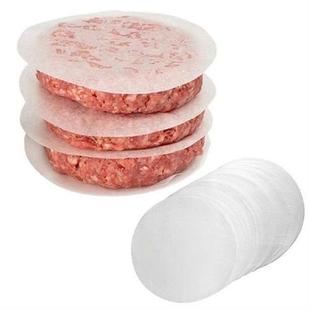 Round Hamburger Oil Blotting Paper Oven BBQ Grill Paper