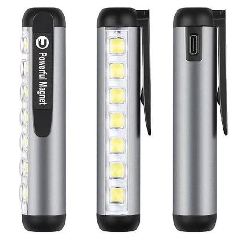 Mini LED Flashlight XPE   COB Lamp Beads Ultra Bright Torch