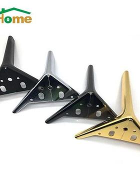 4pcs Sofa Legs for Furniture Metal Black Gold Tv Cabinet Bed