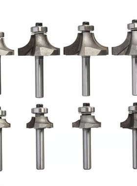 1pcs/set High Quality Roundover Bit With Bearing 6mm Shank D