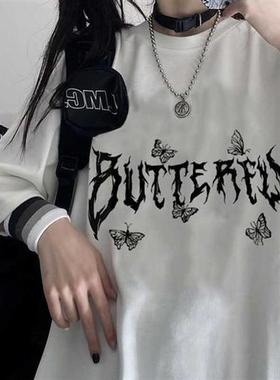 Women T-shirt Beautiful Gothic Oversized Tshirt Female Butte
