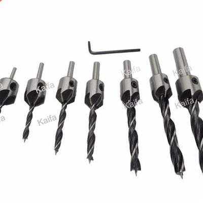 Freeshipping 7pcs5 Flute Chamfer mm-10mm  1 Wrench woodwork