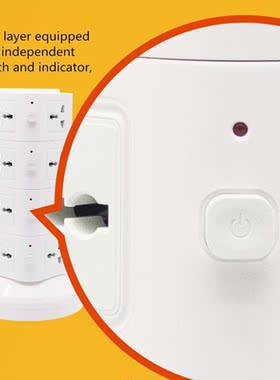 Multi Layer Vertical Power Socket Powerboard Tower Socket 9