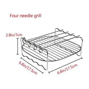 5pcs/set 7 Inch Air Fryer Accessories Baking Pizza Pan Cake
