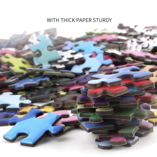 Wood Round Jigsaw Puzzles for Adults Kids Best Gifts DIY Wo