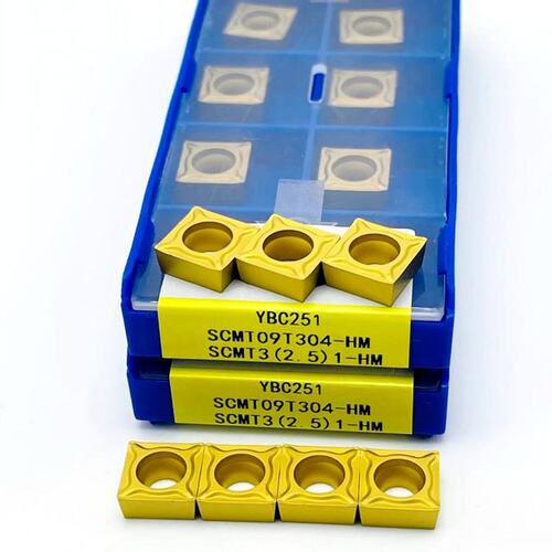 10PCS/SET SCMT09T304 HM carbide inserts YBC251 tungsten Carb
