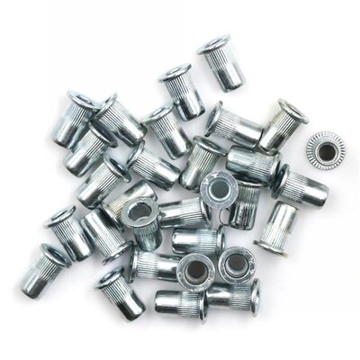 M5 Thread 304 Stainless Steel Rivet Nut Insert Nutsert Knurl
