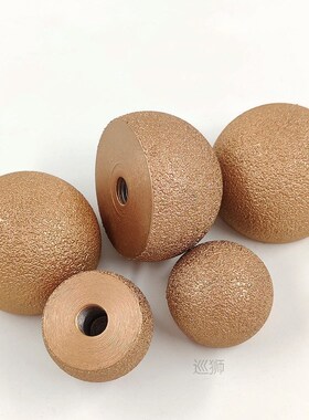 New Diamond Brazed Round Grinding Head Abrasive Tools For In