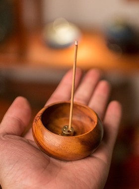 Acid branches circular mini ebony sweet incense inserted