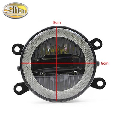 3-IN-1 Functions Auto LED Angel Eyes Daytime Running Light C