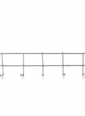 5 Hooks Over Door Clothing Hanger Rack Cabinet Door Loop Hol