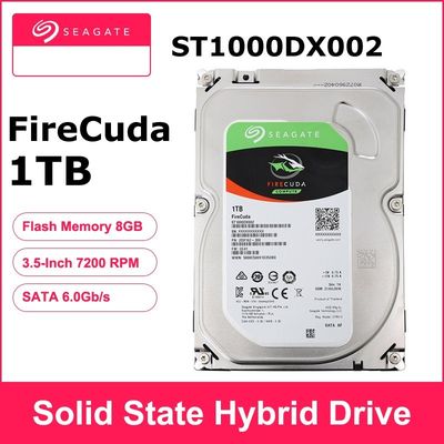 Seagate 1TB FireCuda ST1000DX002 3.5 inch Gaming SSHD(Solid