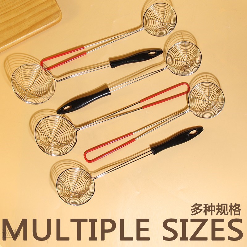 Special pearl spoon for milk tea shop 6.5 points black handl