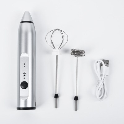Milk Frother Electric Coffee Mixer Rechargeable Handheld bea