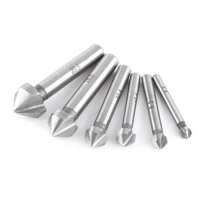 3 Flute 90 Degree Hss Chamfer Cutter Bit Chamfering Counters