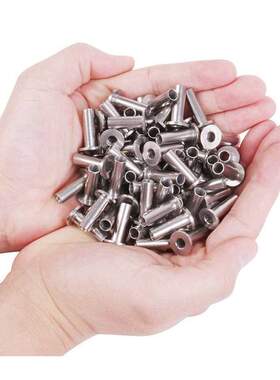 120 Pack Stainless Steel Protector Sleeves for 1/8 inch 5/32