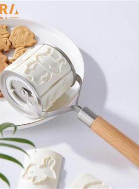 32pcs Patterns Moulds Cookie Cutters Wheel Roller Non-Stick