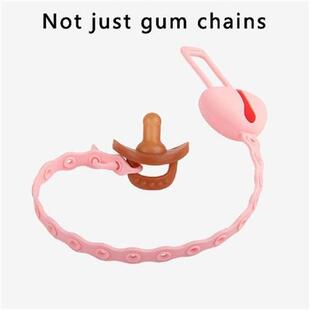 Baby Pacifier Clips Pacifier Chain Dummy Clip Heart Nipple
