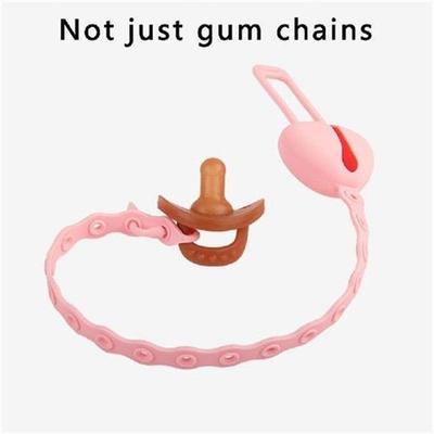 Baby Pacifier Clips Pacifier Chain Dummy Clip Heart Nipple