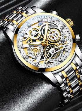 Men’s Watches Tourbillon Rotating Window Top Luxury Br