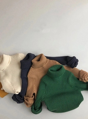 MILANCEL 2021 Kids Sweaters Solid Girls Sweaters Brief Style