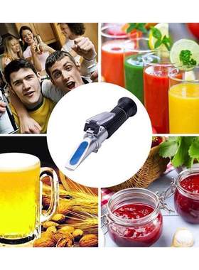 Beer Wort and Wine Refractometer, Dual Scale - Specific Grav