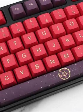 1 Set Retro Explosion Keycaps PBT Dye Subbed Keycap For Mech