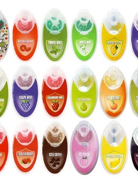 200 Pcs Mix Fruit Flavor Menthol Capsule Mint Beads Explosio