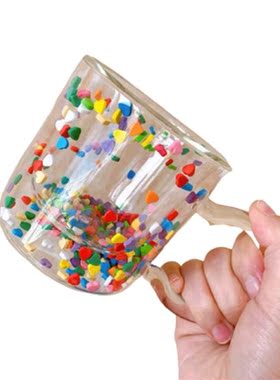 2022 New Korean Style Double-layer Heart Cup Children