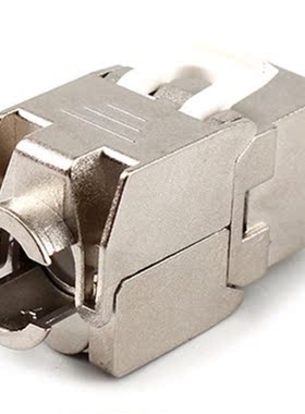 Toolless RJ45 Keystone Cat7 Cat6A Shielded FTP Zinc Alloy Mo