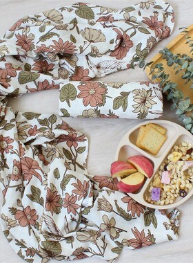 120x120cm Muslin Blanket Cotton Baby Swaddle Bamboo Soft New