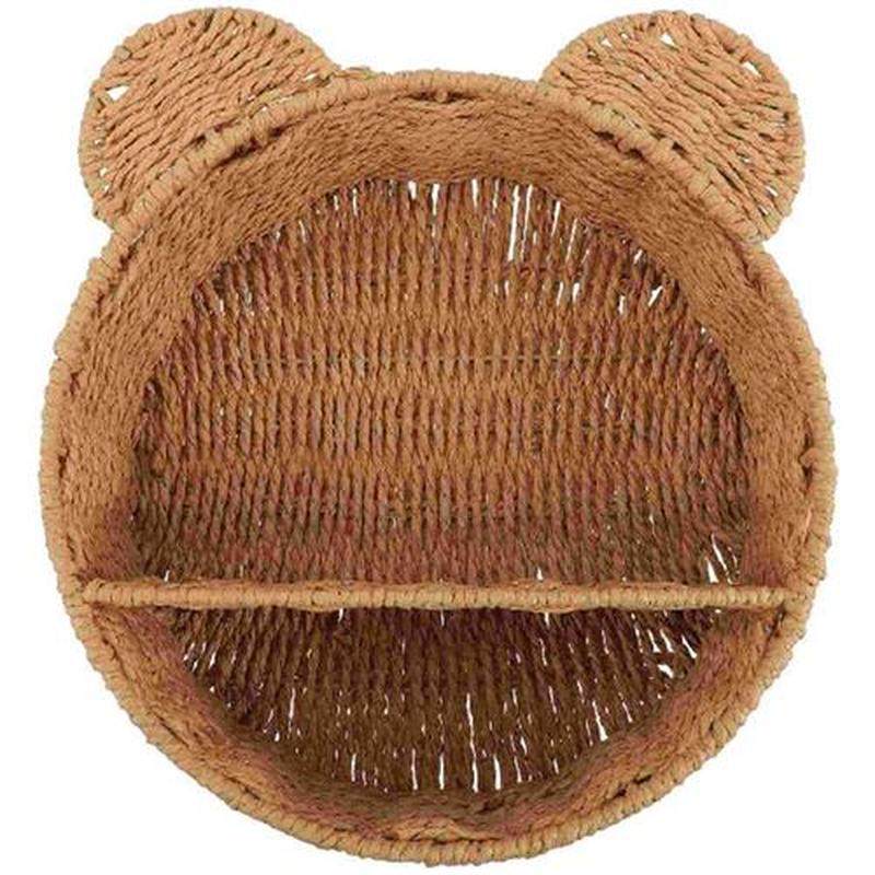 Wall Shelf Hanging Storage Floating Basket Rattan Woven