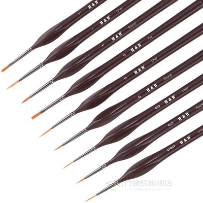 Miniature Paint Brushes Detail Set 12-Piece Tiny Professiona
