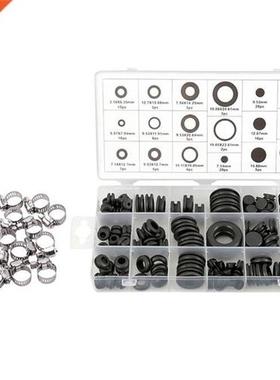 16 Pcs Stainless Steel justable Car Fuel Hose Clamp 6-12 m