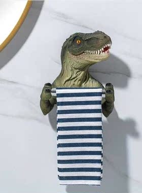 Resin Dinosur Tissue Holder Box Toilet Wterproof Tissue Ho