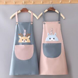 Kitchen Apron Household Oil-proof Kitchen Chef Aprons