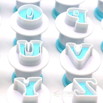 Upper Lowercase Alphabet Cookie Molds Letters Number Biscuit