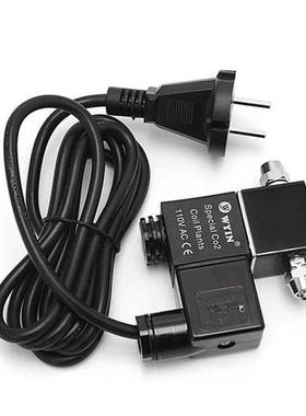 220V EU Plug 50Hz CO2 Aquarium System Magnetic Solenoid Valv